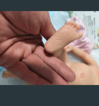 Bebé de silicona realista