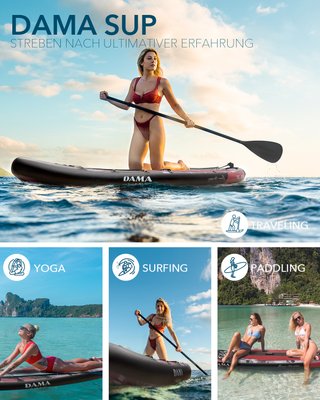 Tabla Paddle Surf DAMA Dark Flower 320cm