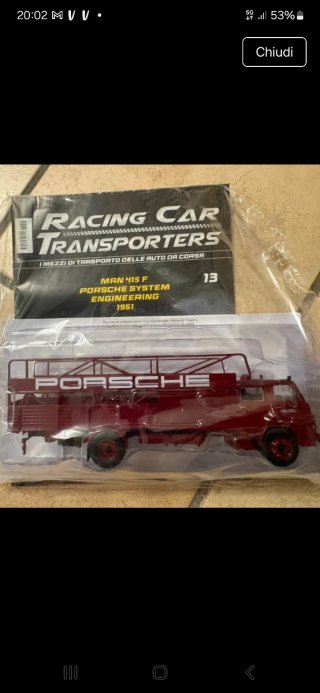 Transporter MAN 415 F Porsche 1961