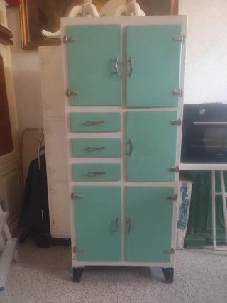 Alacena antigua metal/madera