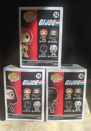 Funko Gijoe Snake Eyes Scarlet The Baroness