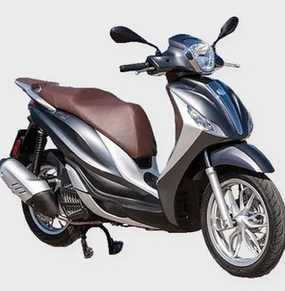 Recubrimiento portamatrículas Piaggio Medley 125 A