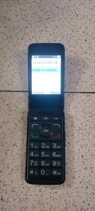 Alcatel Libre Gris Teclado Grande Radio