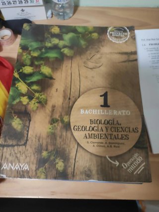 Biología, Geología y Ciencias Ambientales 1 Bach