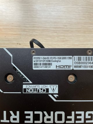 Tarjeta Gráfica GeForce RTX 3050 1-Click OC v2 8GB
