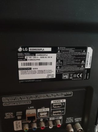 Flex Pantalla TV LG 65SM8200PLA