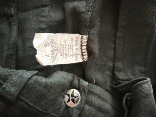 Minifalda negra denim Talla S