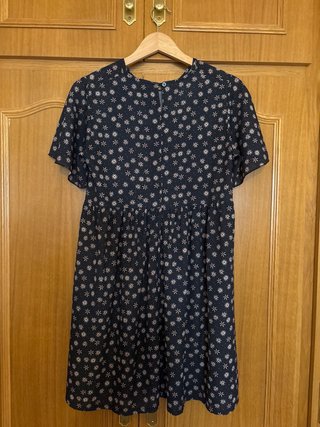 Vestido corte imperio estampado