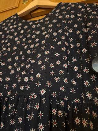 Vestido corte imperio estampado
