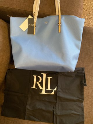 Bolso Tote Ralph Lauren Azul