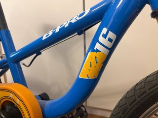 Bicicleta B-Pro 16 Azul/Naranja