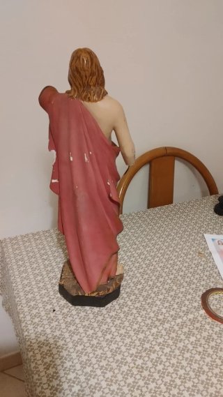 Statua Gesu' gesso inizio XX secolo