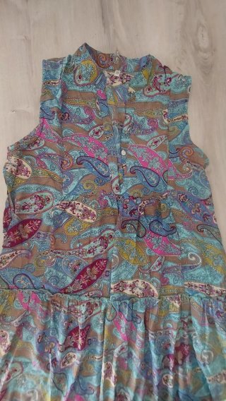 Vestito lungo estivo fantasia paisley