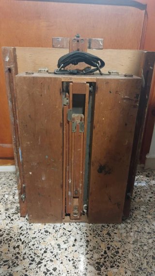 2 Caballetes de madera transportables