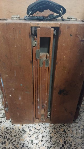2 Caballetes de madera transportables