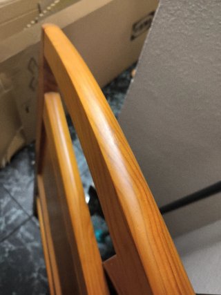 Cabecero de madera provenzal. Cama completa 90cm