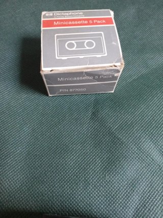 Pack 3 minicassettes Dictaphone