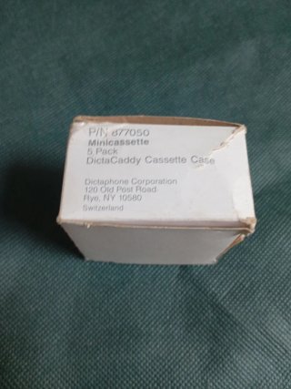 Pack 3 minicassettes Dictaphone