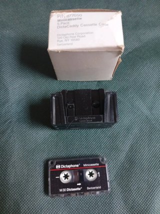 Pack 3 minicassettes Dictaphone