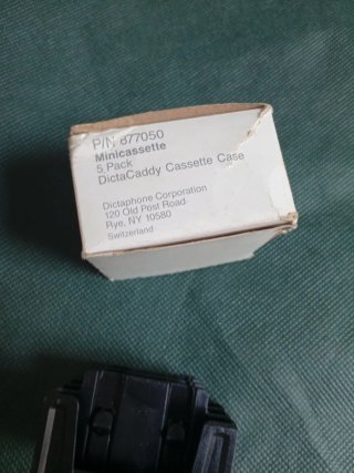 Pack 3 minicassettes Dictaphone
