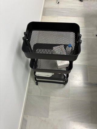 Carrito Raskog IKEA Negro