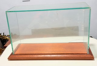 Vitrina Antigua Cristal y Madera