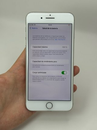 iPhone 7 Plus Plata 100% Batería