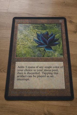 Alfombra Black Lotus | Personalizable