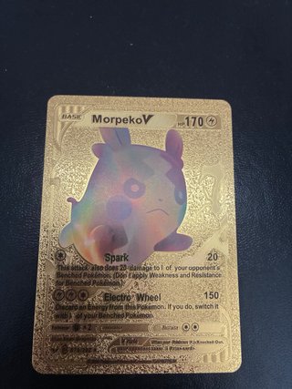 Carta Pokémon Morpeko V Dorada