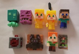 REBAJADO!!! Lote Figuras Minecraft Coleccionables