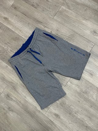 Pantalón corto Champion gris y azul