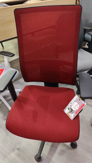 Silla de oficina/estudio azul y negra