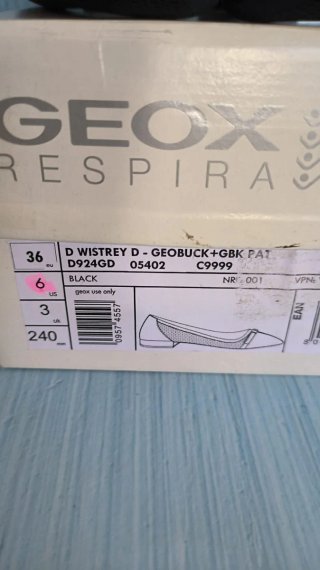 Bailarinas Geox Negras Talla 36