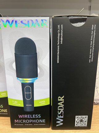 Micrófono Inalámbrico Wesdar Karaoke