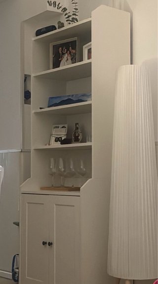 Vitrina/Armario Sala IKEA HAUGA Blanco