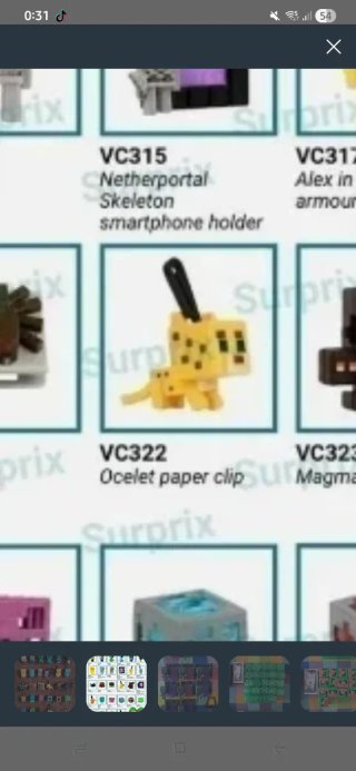 Figuras Minecraft Kinder Sorpresa