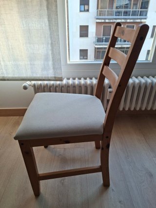 Sillas IKEA LERHAMN Madera Beige