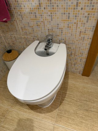 Bidé Roca con tapa y grifo