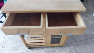 Mueble Verdulero de Cocina con Ruedas