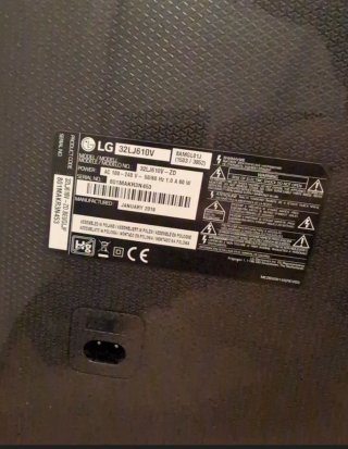 Televisión LG 32 pulgadas (no wifi/ethernet)