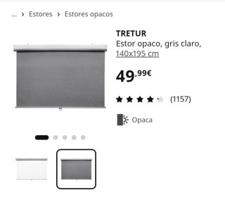 Estor enrollable Ikea