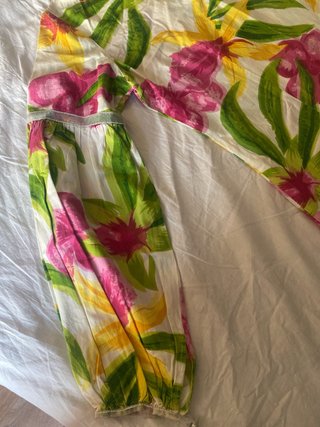 Vestido estampado floral multicolor