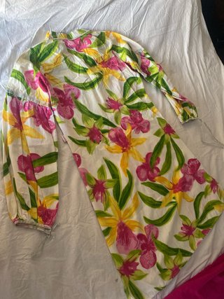 Vestido estampado floral multicolor