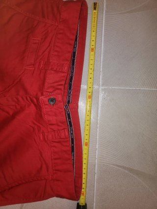 Pantalones Chinos Yelow Skin Rojo Talla 40