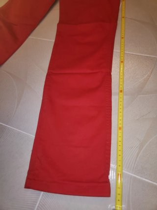 Pantalones Chinos Yelow Skin Rojo Talla 40