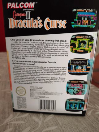 Caja Castlevania III Dracula's Curse NES