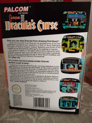 Caja Castlevania III Dracula's Curse NES