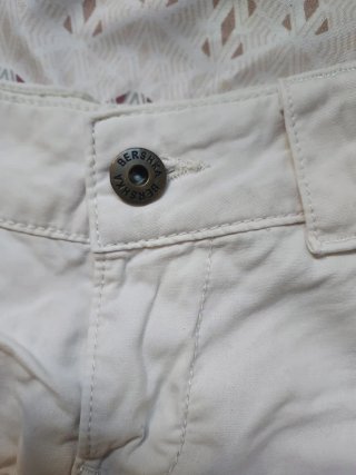 Falda Bershka volantes blanca Talla XS