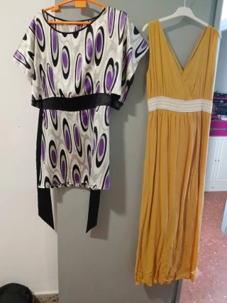 Lote 2 vestidos fiesta talla única