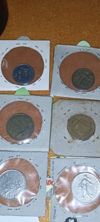 Lotto di monete antiche francesi